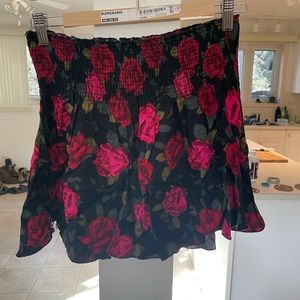 Aritzia Talula floral skirt, small